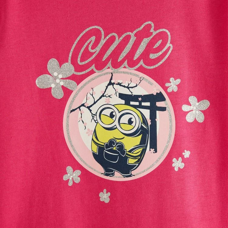 Meilleur prix ✔️ LES MINIONS T-shirt Manches Courtes Fille 🔔 4 Meilleur prix ✔️ LES MINIONS T-shirt Manches Courtes Fille 🔔 – Image 2