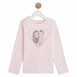 Meilleure affaire ✔️ IN EXTENSO T-shirt Manches Longues Coeurs Fille 🔔