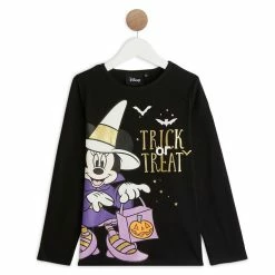 Remise ✨ MINNIE T-shirt Manches Longues 🧛 Halloween Fille 🛒
