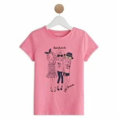 Budget 🤩 IN EXTENSO T-shirt Manches Courtes Best Friends Fille ✨