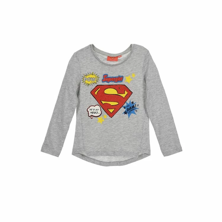 De gros 🥰 SUPERMAN T-shirt Manches Longues Fille ⌛ 3 De gros 🥰 SUPERMAN T-shirt Manches Longues Fille ⌛