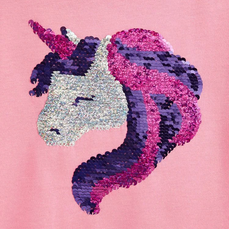 Le moins cher 💯 IN EXTENSO T-shirt Manches Courtes à Sequins Réversibles Licorne Fille 😀 4 Le moins cher 💯 IN EXTENSO T-shirt Manches Courtes à Sequins Réversibles Licorne Fille 😀 – Image 2
