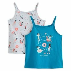 De gros 🥰 IN EXTENSO Lot De 2 Débardeurs Fille 😉