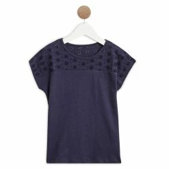 Vente flash ✨ IN EXTENSO T-shirt Manches Courtes Bi-matière Fille 😀