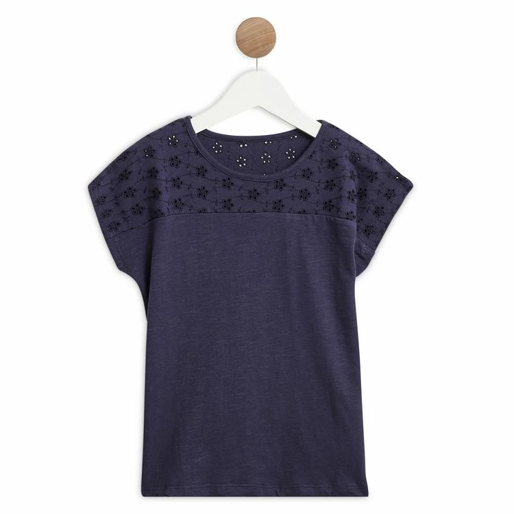 Vente flash ✨ IN EXTENSO T-shirt Manches Courtes Bi-matière Fille 😀 3 Vente flash ✨ IN EXTENSO T-shirt Manches Courtes Bi-matière Fille 😀