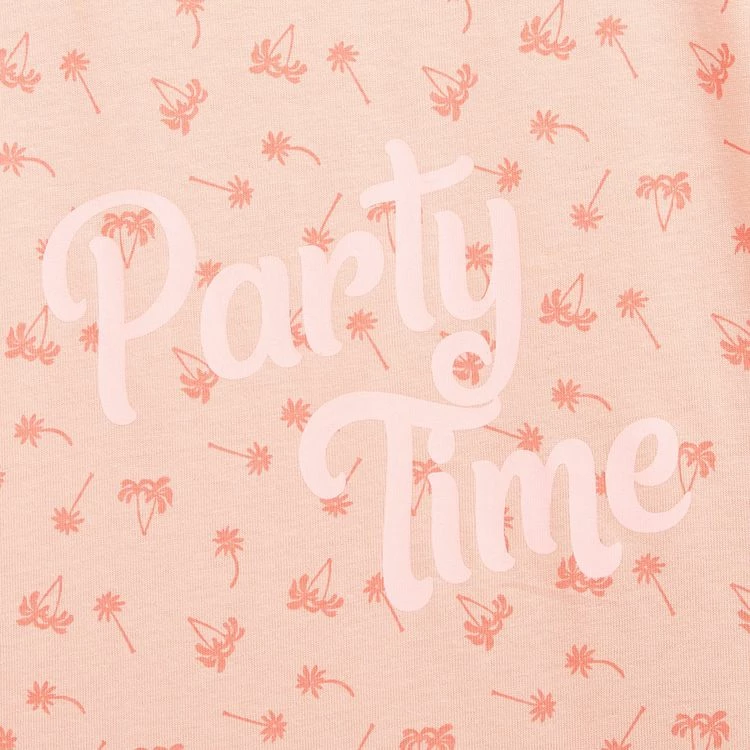 Sortie 🎁 IN EXTENSO T-shirt Manches Courtes Palmiers Fille 🥰 4 Sortie 🎁 IN EXTENSO T-shirt Manches Courtes Palmiers Fille 🥰 – Image 2