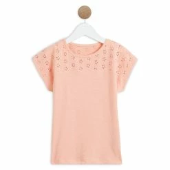 Meilleure affaire 👏 IN EXTENSO T-shirt Manches Courtes Bi-matière Fille ✔️