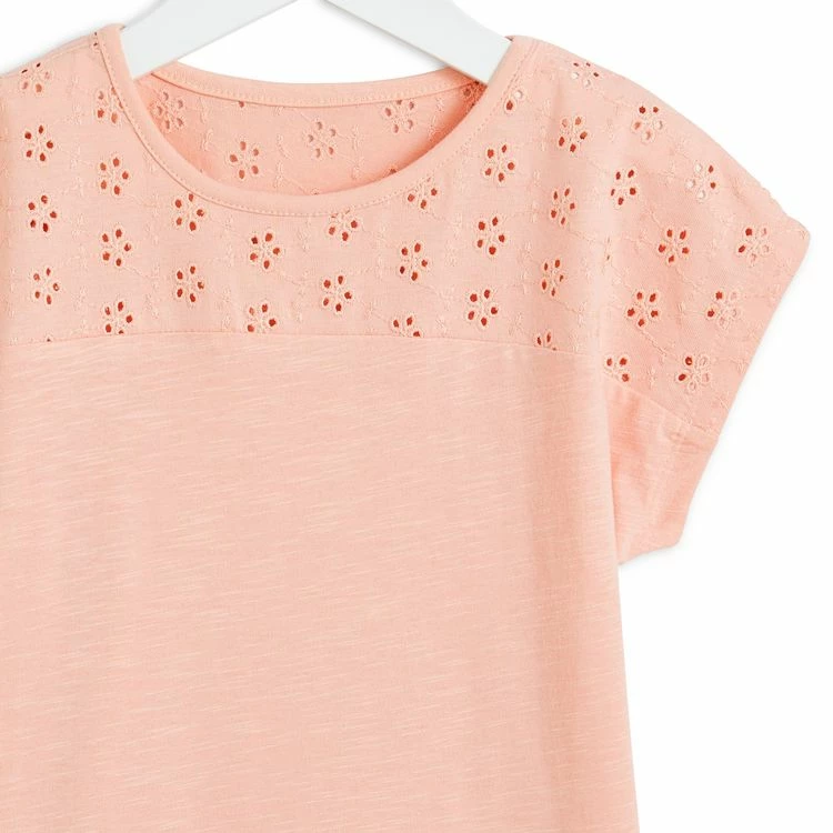 Meilleure affaire 👏 IN EXTENSO T-shirt Manches Courtes Bi-matière Fille ✔️ 4 Meilleure affaire 👏 IN EXTENSO T-shirt Manches Courtes Bi-matière Fille ✔️ – Image 2
