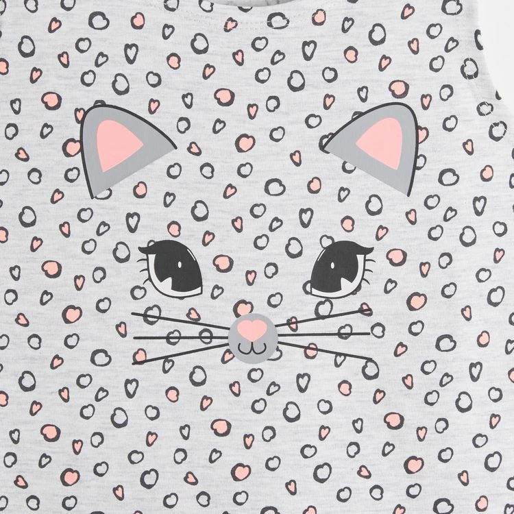 Meilleure vente 🧨 IN EXTENSO Pyjashort Débardeur Panthère Fille ❤️ 4 Meilleure vente 🧨 IN EXTENSO Pyjashort Débardeur Panthère Fille ❤️ – Image 2