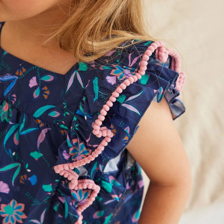 Tout neuf ❤️ Petit Béguin Blouse Fille Mumbai ✔️ 4 Tout neuf ❤️ Petit Béguin Blouse Fille Mumbai ✔️ – Image 2