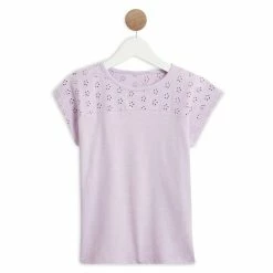 Offres 🔔 IN EXTENSO T-shirt Manches Courtes Bi-matière Fille ✔️