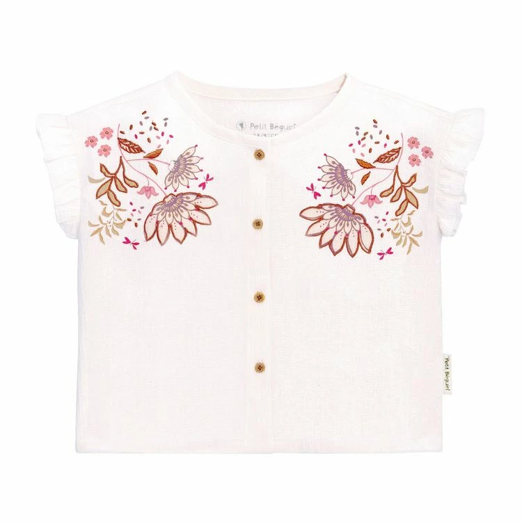 Remise 🎉 Petit Béguin Blouse Fille Mahonia ✨ 3 Remise 🎉 Petit Béguin Blouse Fille Mahonia ✨