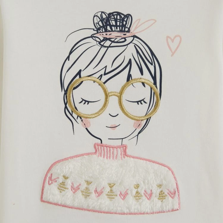 Promo 🔔 IN EXTENSO T-shirt Manches Longues Fille ✨ 4 Promo 🔔 IN EXTENSO T-shirt Manches Longues Fille ✨ – Image 2