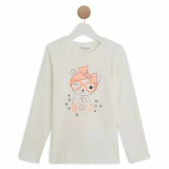 De gros 🌟 IN EXTENSO T-shirt Manches Longues à Sequins Fille ⭐