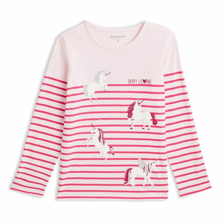 Meilleure vente 👏 IN EXTENSO T-shirt Manches Longues à Rayures Licornes Fille ⌛ 3 Meilleure vente 👏 IN EXTENSO T-shirt Manches Longues à Rayures Licornes Fille ⌛
