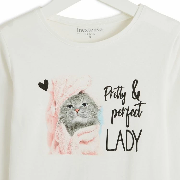 Bon marché ⭐ IN EXTENSO T-shirt Manches Longues Chat Collection Ado Fille ⌛ 4 Bon marché ⭐ IN EXTENSO T-shirt Manches Longues Chat Collection Ado Fille ⌛ – Image 2