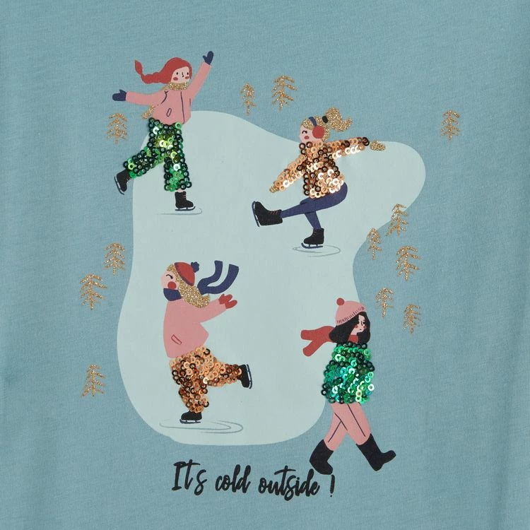 Remise 👍 IN EXTENSO T-shirt Manches Longues Fille 😀 4 Remise 👍 IN EXTENSO T-shirt Manches Longues Fille 😀 – Image 2