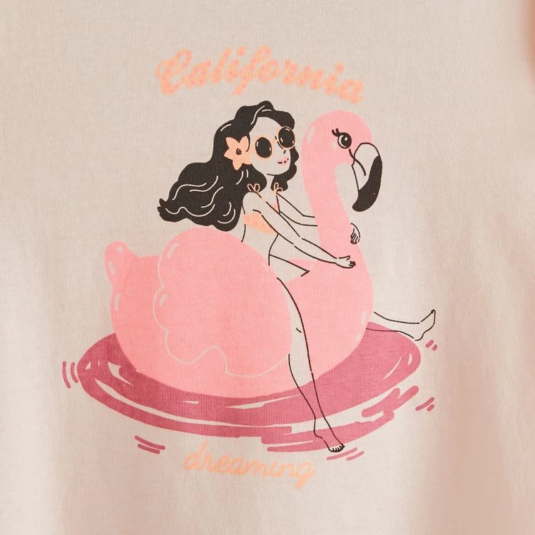 Meilleur prix 🤩 IN EXTENSO Débardeur Flamant Rose Fille 😉 4 Meilleur prix 🤩 IN EXTENSO Débardeur Flamant Rose Fille 😉 – Image 2