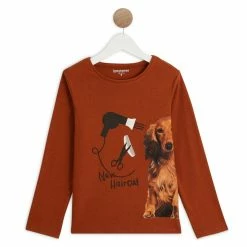 Remise 👏 IN EXTENSO T-shirt Manches Longues Chien Collection Ado Fille 🔔
