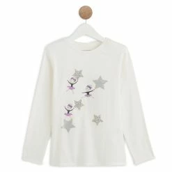 Meilleure vente ⭐ IN EXTENSO T-shirt Manches Longues étoiles Fille 🎉