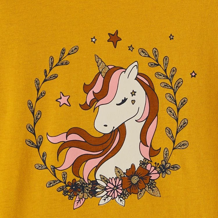 Le moins cher 💯 IN EXTENSO Sous Pull Licorne Fille 💯 4 Le moins cher 💯 IN EXTENSO Sous Pull Licorne Fille 💯 – Image 2