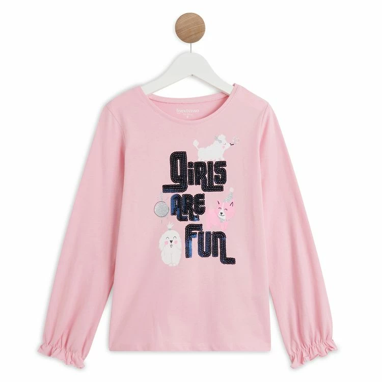 Meilleure vente 😍 IN EXTENSO T-shirt Manches Longues à Volants Fille 🤩 3 Meilleure vente 😍 IN EXTENSO T-shirt Manches Longues à Volants Fille 🤩