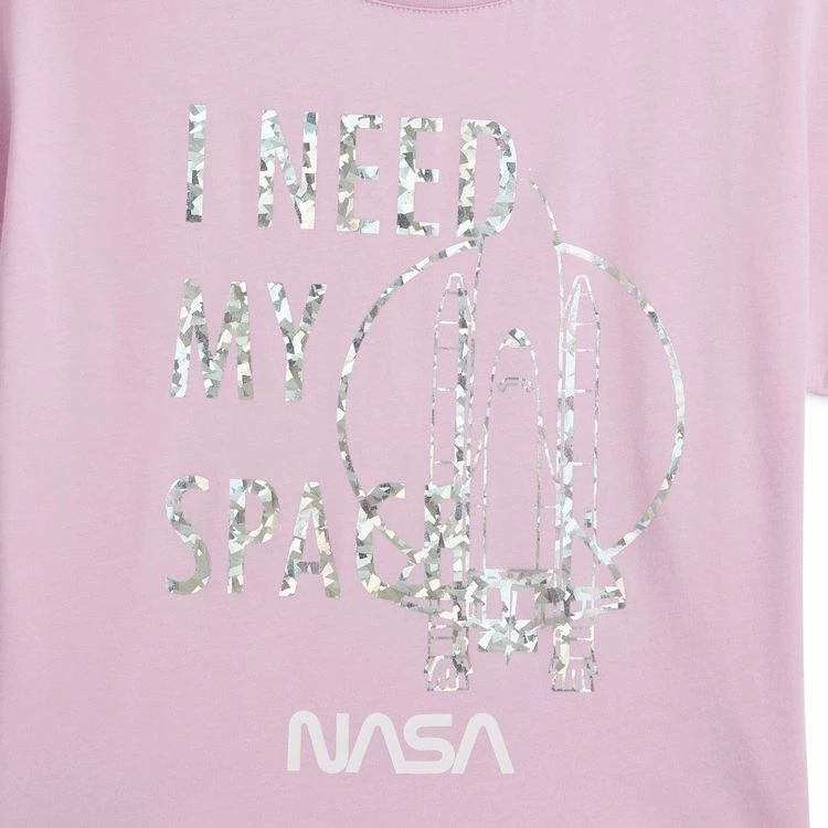 Meilleure affaire 😉 NASA T-shirt Manches Courtes Collection Ado Fille 🌟 4 Meilleure affaire 😉 NASA T-shirt Manches Courtes Collection Ado Fille 🌟 – Image 2