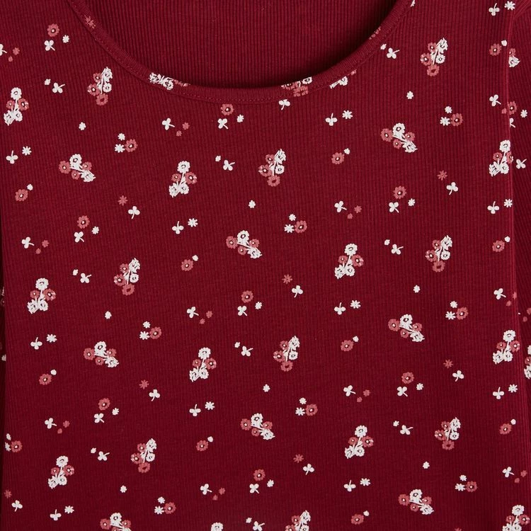 De gros 😍 IN EXTENSO T-shirt Manches Longues à Fleurs Collection Ado Fille 🎉 4 De gros 😍 IN EXTENSO T-shirt Manches Longues à Fleurs Collection Ado Fille 🎉 – Image 2