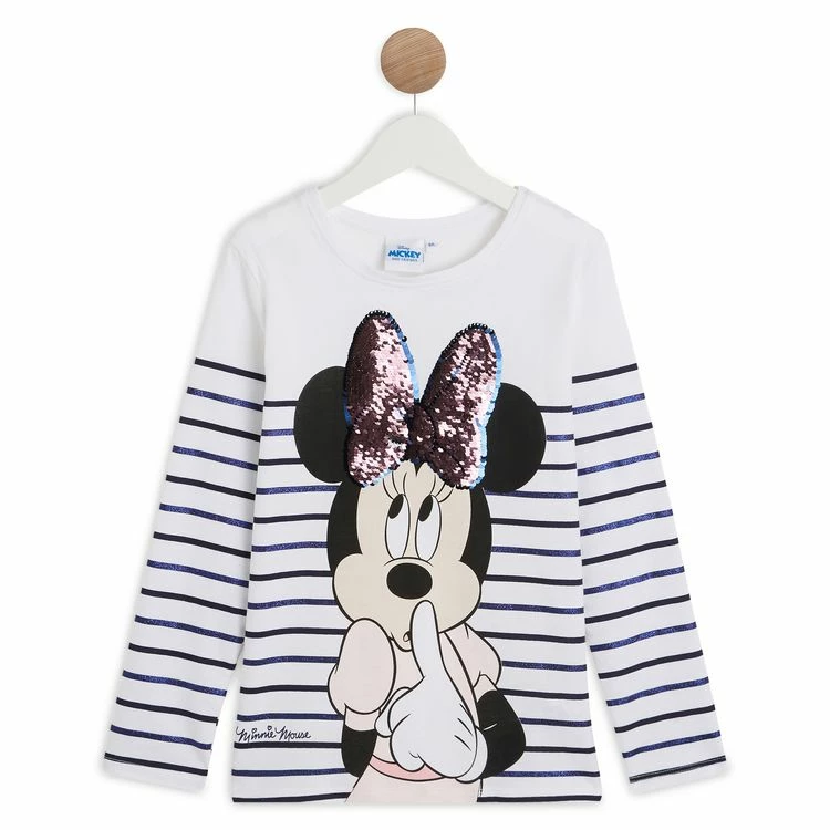 Meilleur prix 😍 MINNIE T-shirt Manches Longues à Sequins Réversibles Fille 💯 3 Meilleur prix 😍 MINNIE T-shirt Manches Longues à Sequins Réversibles Fille 💯