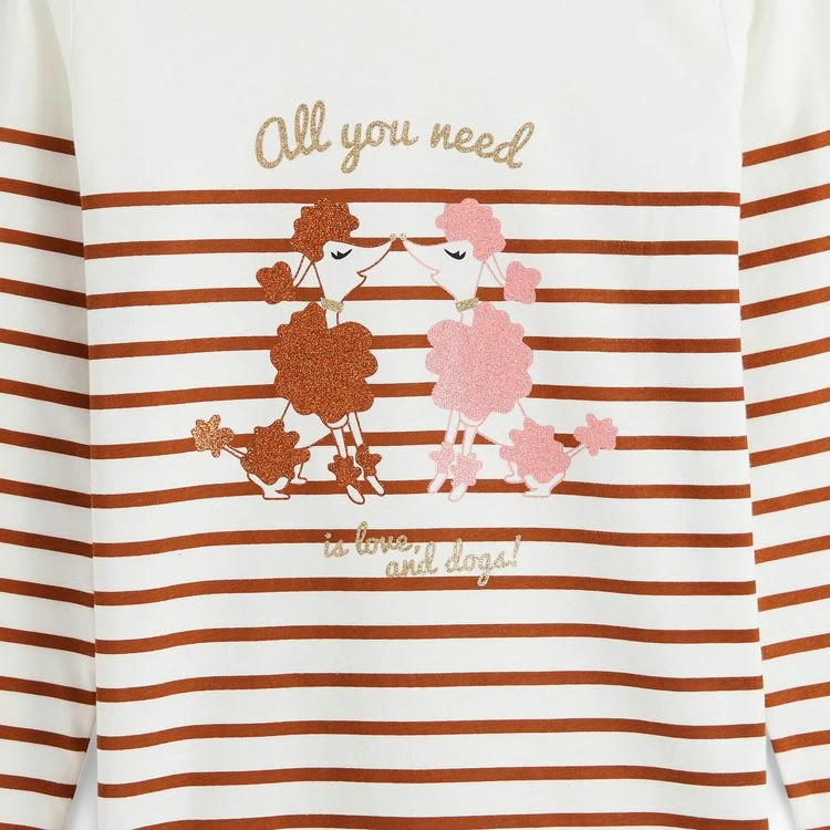 Remise ⭐ IN EXTENSO T-shirt Manches Longues Fille ✨ 4 Remise ⭐ IN EXTENSO T-shirt Manches Longues Fille ✨ – Image 2