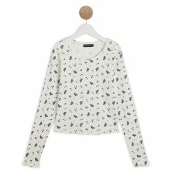 Meilleure vente 😉 IN EXTENSO T-shirt Manches Longues à Fleurs Collection Ado Fille 🥰