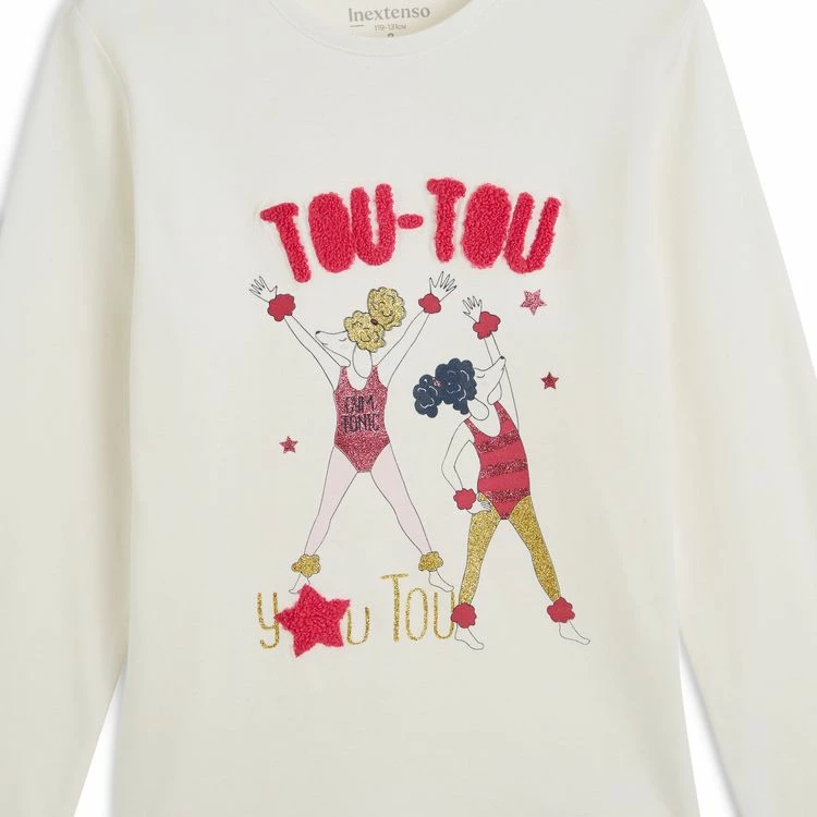 Tout neuf ⌛ IN EXTENSO T-shirt Manches Longues Fille 🎁 4 Tout neuf ⌛ IN EXTENSO T-shirt Manches Longues Fille 🎁 – Image 2