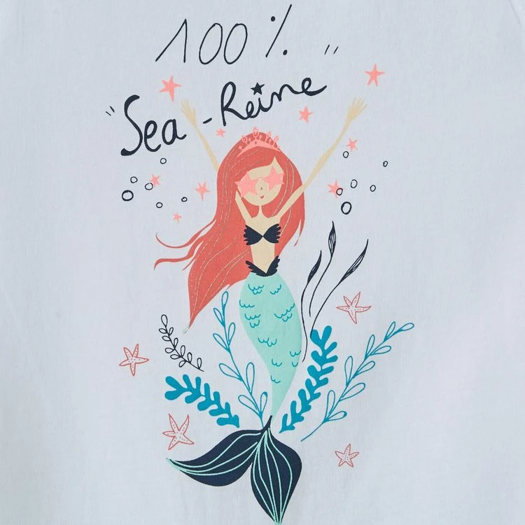 Promo ✨ IN EXTENSO Ensemble Débardeur Sirène + Short Fille ✨ 4 Promo ✨ IN EXTENSO Ensemble Débardeur Sirène + Short Fille ✨ – Image 2