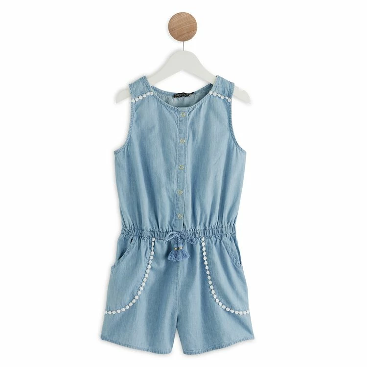 Nouveau ✔️ IN EXTENSO Combishort En Jean Fille 🔥 3 Nouveau ✔️ IN EXTENSO Combishort En Jean Fille 🔥