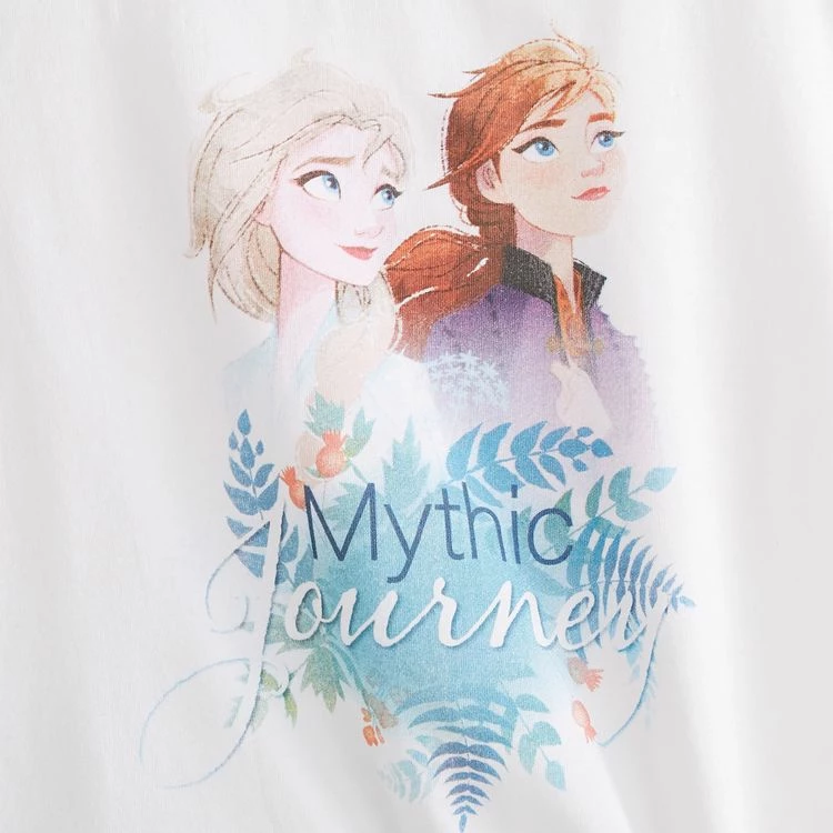 Grosses soldes 🎁 Reine Des Neiges Pyjashort Elsa Et Anna Fille 🎉 4 Grosses soldes 🎁 Reine Des Neiges Pyjashort Elsa Et Anna Fille 🎉 – Image 2