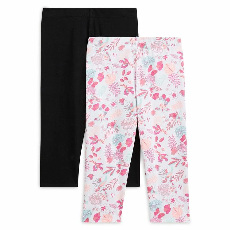 De gros 🔥 IN EXTENSO Lot De 2 Leggings Courts Fille 😉 4 De gros 🔥 IN EXTENSO Lot De 2 Leggings Courts Fille 😉 – Image 2