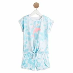 Nouveau 😍 IN EXTENSO Pyjashort Dauphin Fille 😍