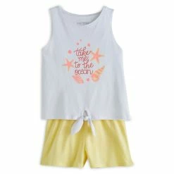 Sortie ???? IN EXTENSO Ensemble Débardeur Noué + Short Fille ????